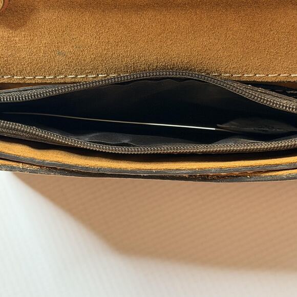 Patricia Nash Crossbody Bag Purse Womens Leather Tooled Floral Florence P06107 - Picture 9 of 12